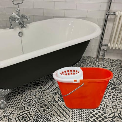 VOSAREA Plastic Mop Bucket, Cleaning Mop Bucket Replacement Drainage Basket Cleaning Strainer Basket for s