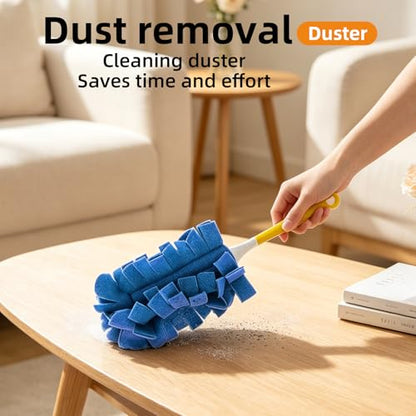 Reusable Duster Refills for Swiffer, 2026 New Washable Heavy Duty Duster Pads, 360° Cleaning Pads for Fan, Window, Blinds, Furniture, Floor (10 pcs) - color: 10 Pcs