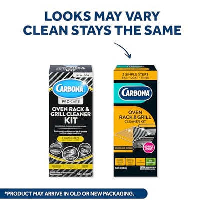 Carbona Oven Rack & Grill Cleaner | Eliminates Thick Grease & Build-Up | Griddle & BBQ Cleaning Solution | 16.8 Fl Oz, 2 Pack - size: 16.8 Fl Oz (Pack of 2)