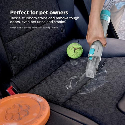Shark StainStriker HairPro | Portable Carpet, Upholstery & Rug Cleaner | 3 Tools | Self-Cleaning | Perfect for Pets | Ultra-Powerful Stain & Odor Remover | Pet & OXY Solutions | Teal | PX253BRN - style: StainStriker w/ HairPro + 3 Tools