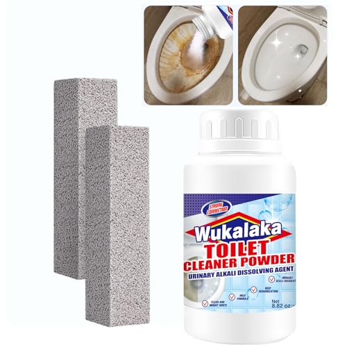 Pumice Stone for Toilet Cleaning Bowl Stick, Toilet Bowl Cleaners Brush, Powerfully Cleans Hard Water Rings, Calcium Buildup and Stains, Suitable for Cleaning Toilets, Bathroom - size: 1 Count (Pack of 1)