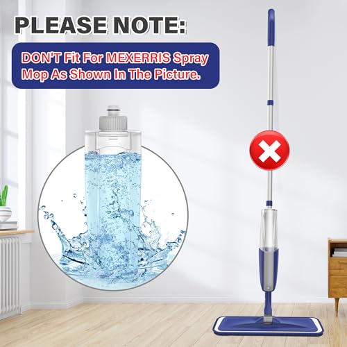 410ML Replacement Bottle for Spray Mop Suitable for MEXERRIS Brand ONLY- MEXERRIS Leak Free Microfiber Spray Wet Mops Refillable Bottle for Floor Cleaning