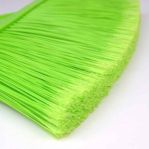Three-Section Telescopic Aluminum Alloy Rod Long-Handled Broom for Housekeeping Garden Camping Outdoor&Indoor, 3 CPS Green - color: 3pcs Green