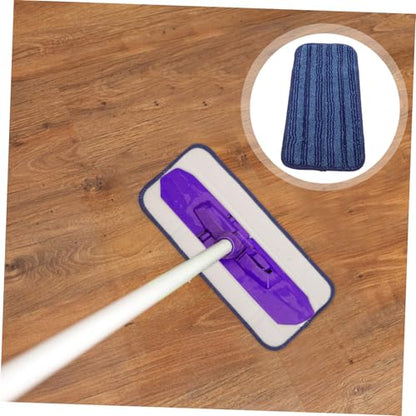 Beavorty Reusable Microfiber Mop Pads for Flat Mop Replacement Heads Versatile Washable Pads for Multi Surface Cleaning Dual Functionality for Wet Dry Use