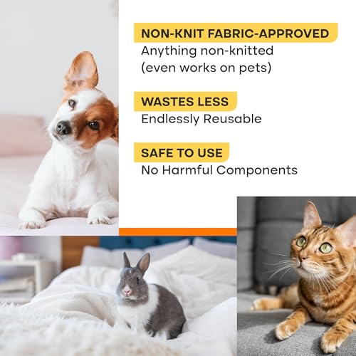 Pro Pet Hair Removal Tool – Dog & Cat Hair Scraper for Carpet, Couch, and Car – Reusable Carpet Hair Removal Tool & Fur Scraper for Upholstery, Rugs, Furniture, and Car Interiors - color: Pro