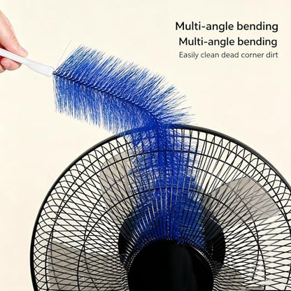 2PCS Bendable Microfiber Head,Reusable Dust Remover, Fan Cleaning Brush Duster, for Electric and Blind, Reusable Microfiber Dust Collector, Non-disassembly Cleaning