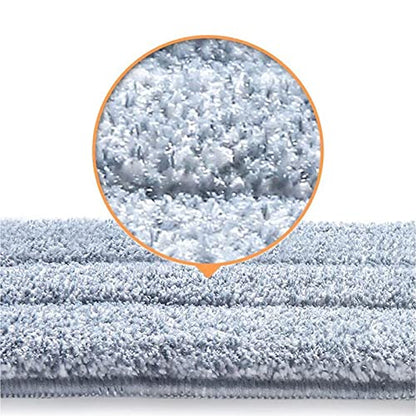 10 Pack 13 * 4.9" Generic Mop Pads Mop Head Refill Washable Wet/Dry Mops Flat Compatible with JOYMOOP Most 11-13" Hook and Loop (Velcro) Flat Mops.System Floor Care System (10 Pack 13 * 4.9")
