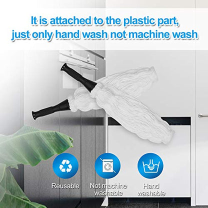 Eyliden Mop Model No.: FZ-02-2020/FZ-02-2019 Replacement Head, 2pcs Microfiber Mop Pads for Eyliden Twist Mops, Floor Cleaning Mops Head(Not Include Handle), Suitable for Any Surfaces (2pack Heads)