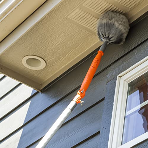 Cobweb Ceiling Fan Powered Duster Interior & Exterior | Adjustable Arm | for Hand use and Extention Pole use | Removable Cleanable Head | EZ Smart Power Duster (Extension Pole Sold Separately)… - size: Cobweb Duster Tool Only