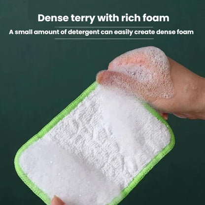 10Pcs Multipurpose Wire Dishwashing Rags for Wet and Dry, Double Layer Wire Cleaning Cloths for Sinks Pots Pans, Thick Non Scratch Dishcloth Scrubbing Pads Kitchen Supplies, Towel Cleaning