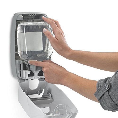 PURELL FMX-12 Push-Style Hand Sanitizer Foam Dispenser,Dove Grey,for 1200 mL PURELL FMX-12 Hand Sanitizer Foam Refill - 5120-06,(Pack of 6) - size: 1 Count (Pack of 6)