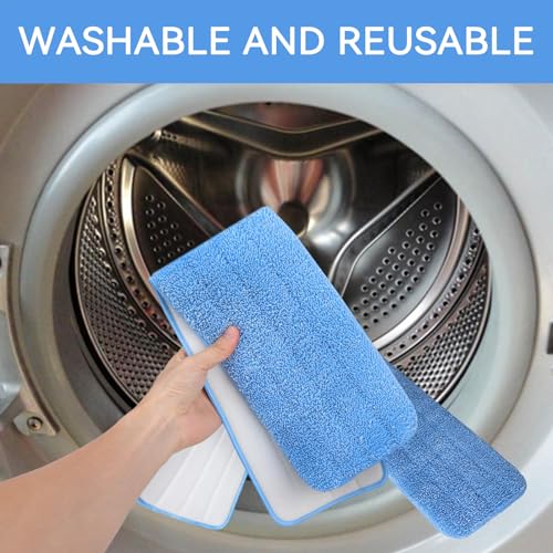 Replacement Microfiber Pad for Rubbermaid Commercial 24 Inch Mop Head - 8 Pack Wet & Dry Commercial Cleaning Refills Reusable Mop Refills Fit for Any Microfiber Flat Mop System 24" - color: 24inch-8pack