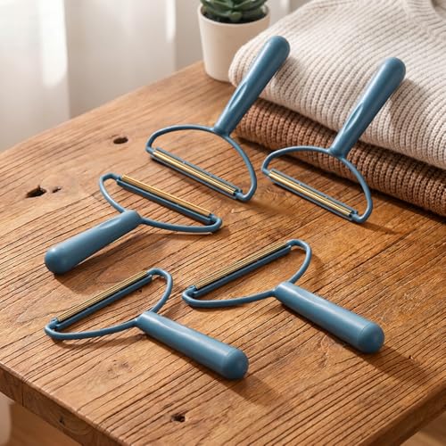 5pcs Pet Hair Brush Double Sided Fabric Scraper Year Round Tool
