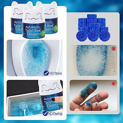 Simple Life Toilet Bowl Cleaner | Automatic Long-Lasting Toilet Bowl Cleaner Tablets | Easy-To-Use, Septic Safe Toilet Cleaner in Bottle | Powerfully Cleans and Prevent Stain Build Up | 6 Count - size: 6 Count (Pack of 1)