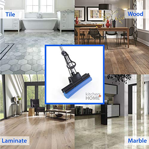Kitchen + Home PVA Sponge Roller Mop Head Refills - 3 Pack