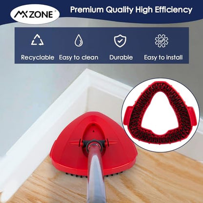 Spin Mop Scrub Brush Head Compatible with O Cedar EasyWring 1 Tank System, Shower Floor Scrubber Mop Head Replacement, Hard Bristle Cleaning Brush for Kitchen Tile, Not Fit RinseClean, 2 Pack - size: 2pcs 1-Tank Scrub Brush