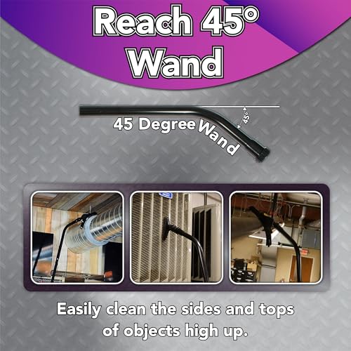 Cen-Tec Systems 90903B 21 Foot High Reach Vacuum Attachment Kit with Carry Bag, Black - size: 21 Ft. Reach Kit w/ Bag
