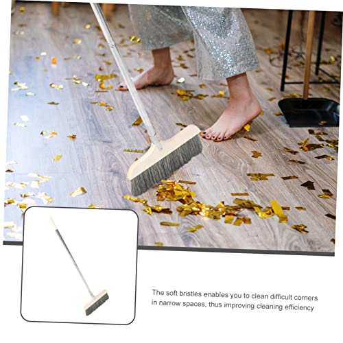 Ipetboom Detachable Long Handle Soft Bristle Sweep Broom Indoor Broom Kitchen for Sweeping