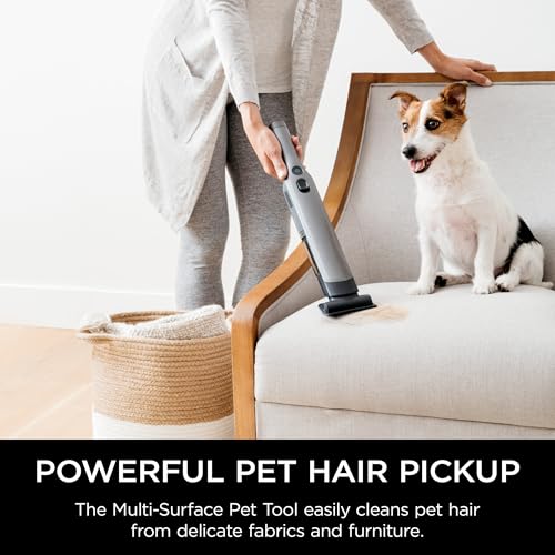 Shark WV201 WANDVAC Handheld Vacuum, Lightweight at 1.4 Pounds with Powerful Suction, Charging Dock, Single Touch Empty and Detachable Dust Cup,Graphite, Slate - color: Slate