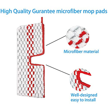 6 Pack Replace Mop Pads for Promist Max Microfiber Spray Mop Refill, Washable Reusable Replace Spray Mop Pad Head