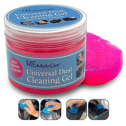 Universal Dust Cleaning Gel, ME+Auto Care, Multi Purpose, All-in-One, Cars, Computers, and Keyboards (Pink) - color: Pink