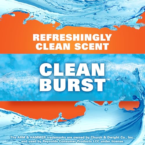 Hefty Ultra Strong 13 Gallon Trash Bags, Tall Kitchen Trash Bags 13 Gallon Size, Drawstring Closure, Continuous Odor Control, White, Clean Burst Scent, 80 Bags - size: 80 Count (Pack of 1), style: Clean Burst