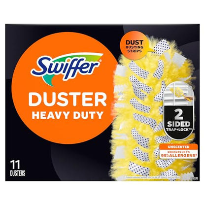 Swiffer Dusters Heavy Duty Multi-Surface Duster Refills for Cleaning, Unscented, 11 Count - size: 1 Pack (11 Count)