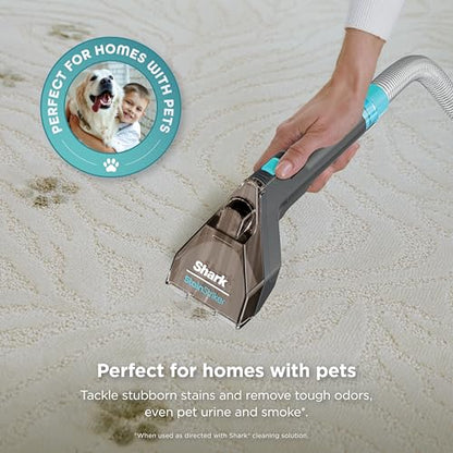 Shark StainStriker Portable Carpet and Upholstery Cleaner with On Board Self Clean, Spot, Stain and Odor Eliminator, 2 Tools, 2 Solutions, Charcoal - style: StainStriker + 2 Tools