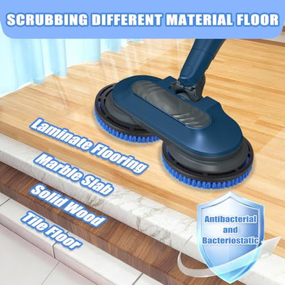 2 Pack Steam Mop Pads Replacement Brush Head And 4 Pack Upgraded Steam&Scrub Mop Pads Kit for Shrak S7000 S7001 S7020 S7005 Serie(Total 6 Pack)