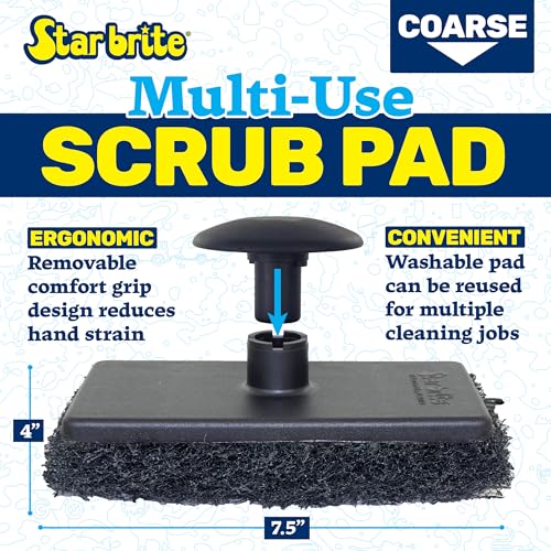 STAR BRITE Scrubber/Coarse (Black) (040020P) - size: One Size, style: Course (Black)