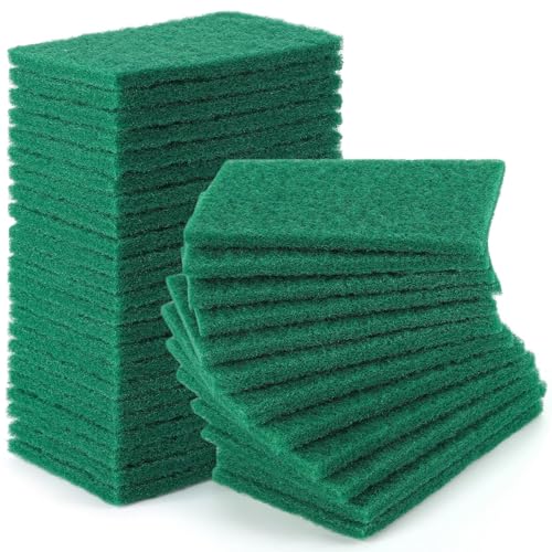 36 Pcs Heavy Duty Non-Scratch Scour Pads for Cleaning, Dish Sponge Scrubber Pads for Household and Kitchen, 5.9 x 3.9 x 0.3 in