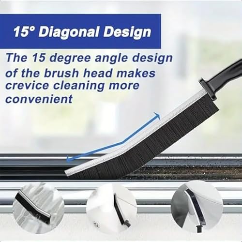 Crevice Cleaning Brush Set, 12Pcs Grout Cleaner Brush for Deep Cleaning Gap, Hard Bristle Scrub Brushes Tools, Cleaning Supplies for Household Use, Bathroom, Kitchen, Toilet, Window