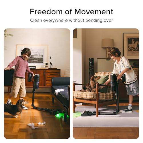 roborock H60 Ultra Cordless Stick Vacuum Cleaners, Upgraded 210AW Suction Stick Vacuum with 90-Min Runtime, 90° Bendable Tube, LED Dust Detection, Vacuum Cleaner for Carpets, Hard Floors & Pet Hair - size: H60 Ultra