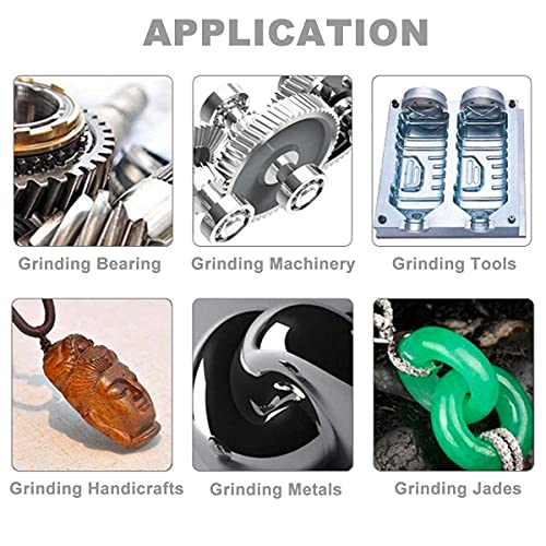 5PCS Non Woven Abrasive Buffing Wheels Polishing Wheel Drill Attachment Set, 2 Inch Scouring Pads Abrasive Mushroom Wheel Polishing Wheel with 1/4" Shank for Polishing Scrubbing and Cleaning Surface