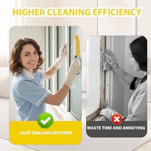 Groove Cleaning Brush Set for Kitchen Bathroom Window Tracks Crevice Home Cleaning Tool for Easy Cleaning 5PCS - color: Multicolor
