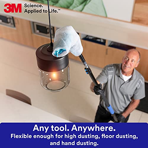 3M Easy Trap Sweep and Dust Sheets,1 Roll of 60 8" x 6" Sheets,Disposable Easy Sweep Floor Duster,Picks Up 8X More Dirt,Dust,Sand,Hair,Works on Dry or Wet Surfaces,Hardwood Floors,59152W,(Pack of 8) - size: 1 Roll of 60 8" x 6" Sheets (Pack of 8)