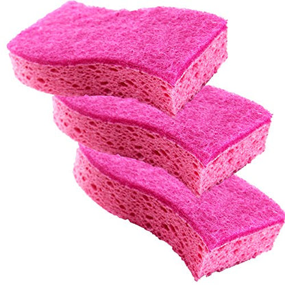 Scotch-Brite Delicate Care Scrub Sponge,3 Count (Pack of 8)