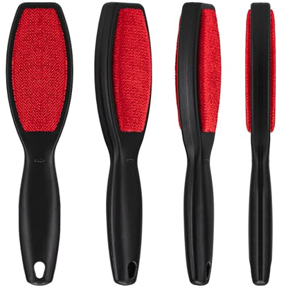DecorRack (2 Pack) Double-Sided Lint Brushes, Pet Hair Remover Brush for Clothes and Furniture, Remove Cat and Dog Fur from Fabric Carpet and Clothing, Lint Removal Brush, Portable, Reusable (2 Pack)