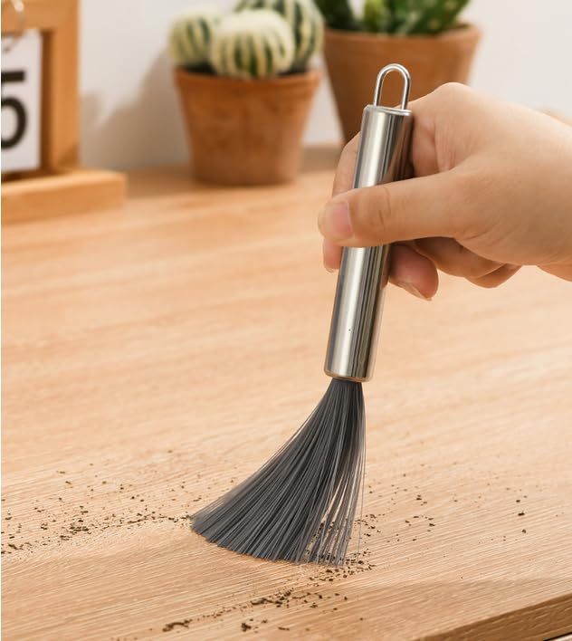 Mini Duster for Fan, Automotive Air Conditioner Cleaner and Brush, Dust Collector Cleaning Cloth Tool for Keyboard Window Leaves Blinds Shutter Glasses Air Vent