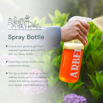 ARBER Spray Bottle + Measuring Cup for Gardening