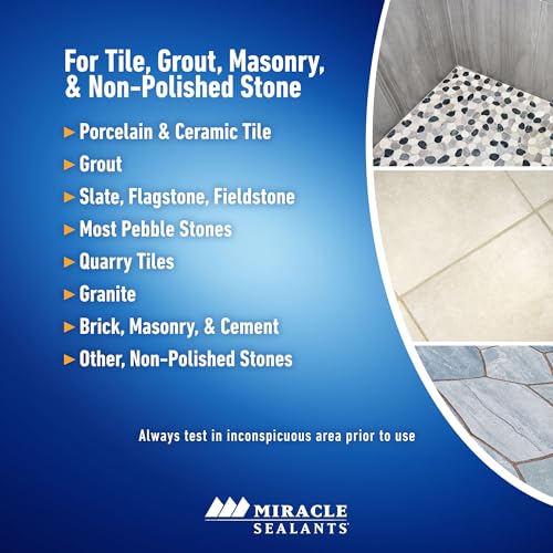 Miracle Sealants Heavy-Duty Acidic Cleaner for Tile & Stone, Grout Haze, Rust Stain & Efflorescence Remover, Gallon - size: Gallon