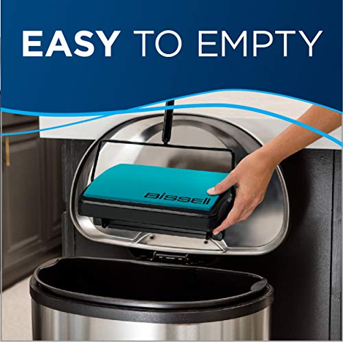 Bissell Easy Sweep Compact Carpet & Floor Sweeper, 2484A, Teal - size: Pack of 1