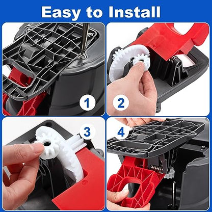 3 Pcs Spin Mop Bucket Replacement Gear Compatible with O Cedar Mop Bucket Pedal Only One Way Bearing Repair Parts - size: 3 Count (Pack of 1)
