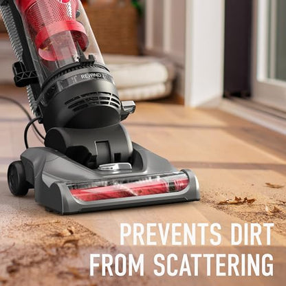 Hoover Rewind Pet Upright Bagless Vacuum Cleaner for Carpet and Hard Floors, Automatic Cord Rewind, Above Floor Cleaning Corded Vacuum Cleaners for Home Use, Gray - style: Rewind Pet