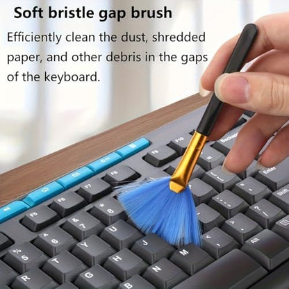 10PCS Digital Cleaning Brush Tool Set, Suitable for dust Removal of Keyboards, laptops, Mobile Phones, etc., Combination - color: Combination