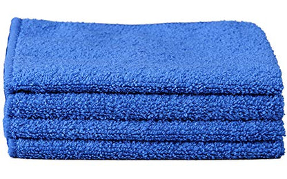 Unger 12” x 12” All-Purpose Microfiber Cloths, 4 Pack, Wet and Dry Cleaning Towels for Kitchen, Furniture, Appliances, Electronics and Glass, Reusable with Less Lint and Streak-Free Results - size: 12" x 12" (4 Pack), style: All-Purpose