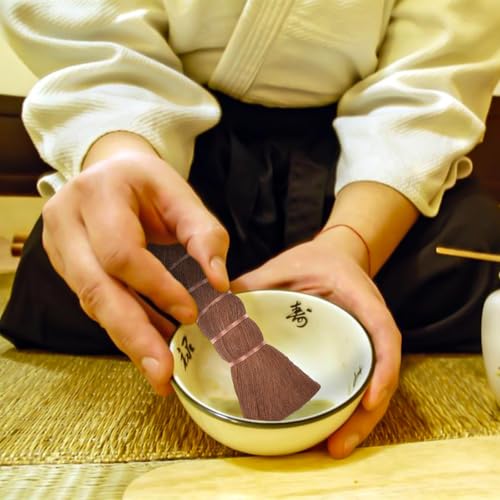 Abaodam Natural Palm Dish Scrub Brush Kitchen Washing Brush with Stiff Bristles for Home Kitchen Cleaning and Tableware Maintenance