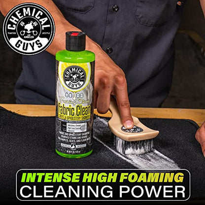 Chemical Guys CWS203 Foaming Citrus Fabric Clean Carpet & Upholstery Cleaner (Car Carpets, Seats & Floor Mats), Safe for Cars, Home, Office, & More, 128 fl oz (1 Gallon), Citrus Scent - size: 128 Fl Oz (Pack of 1)