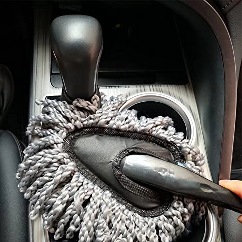 IPELY Super Soft Microfiber Car Dash Duster Brush for Car Cleaning Home Kitchen Computer Cleaning Brush Dusting Tool - size: Interior Duster (1 Pack)