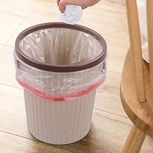 Morcte Clear 8 Gallon Drawstring Trash Bags, 108 Counts - size: 100 Count (Pack of 1)